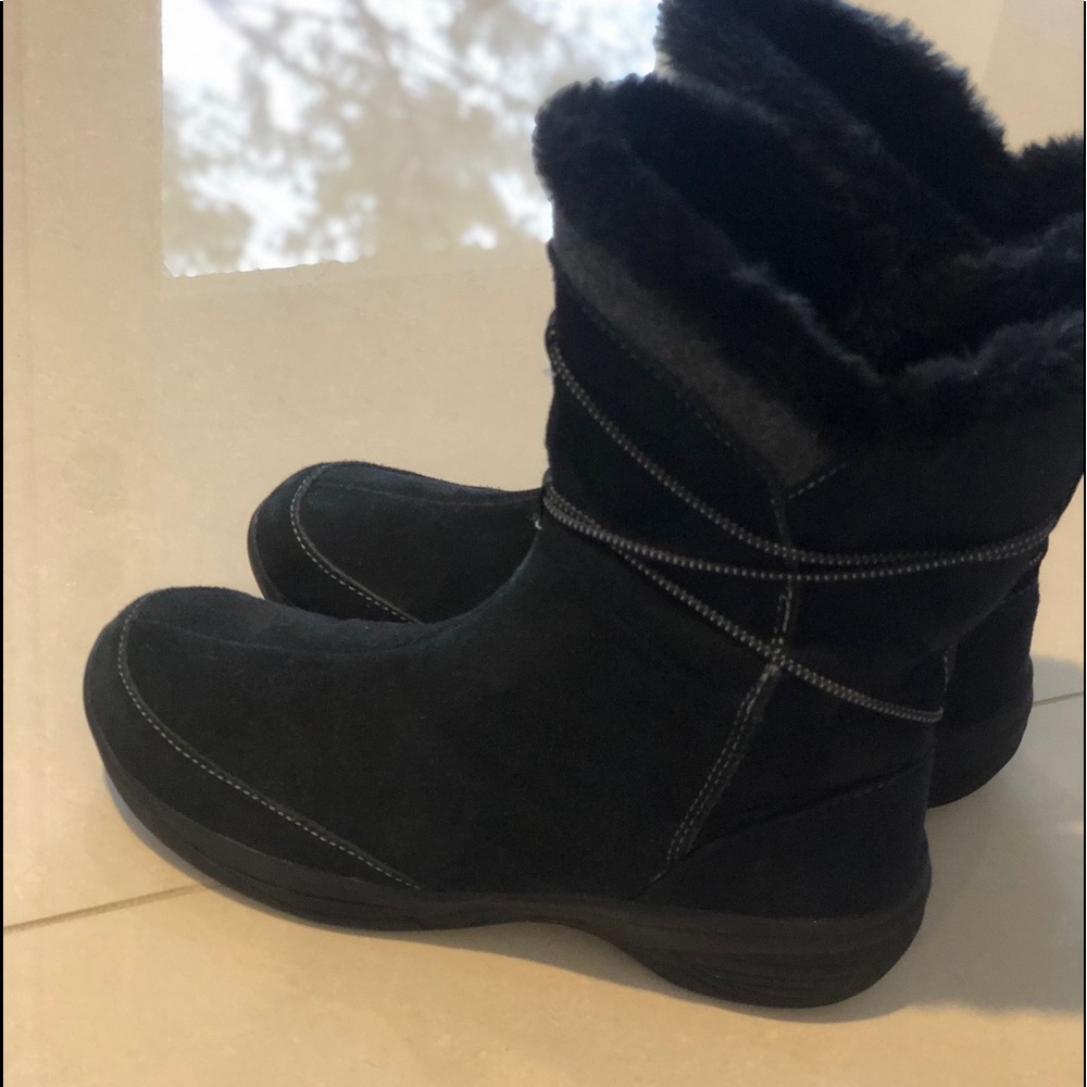 Kohl’s Winter snow faux fur black boots